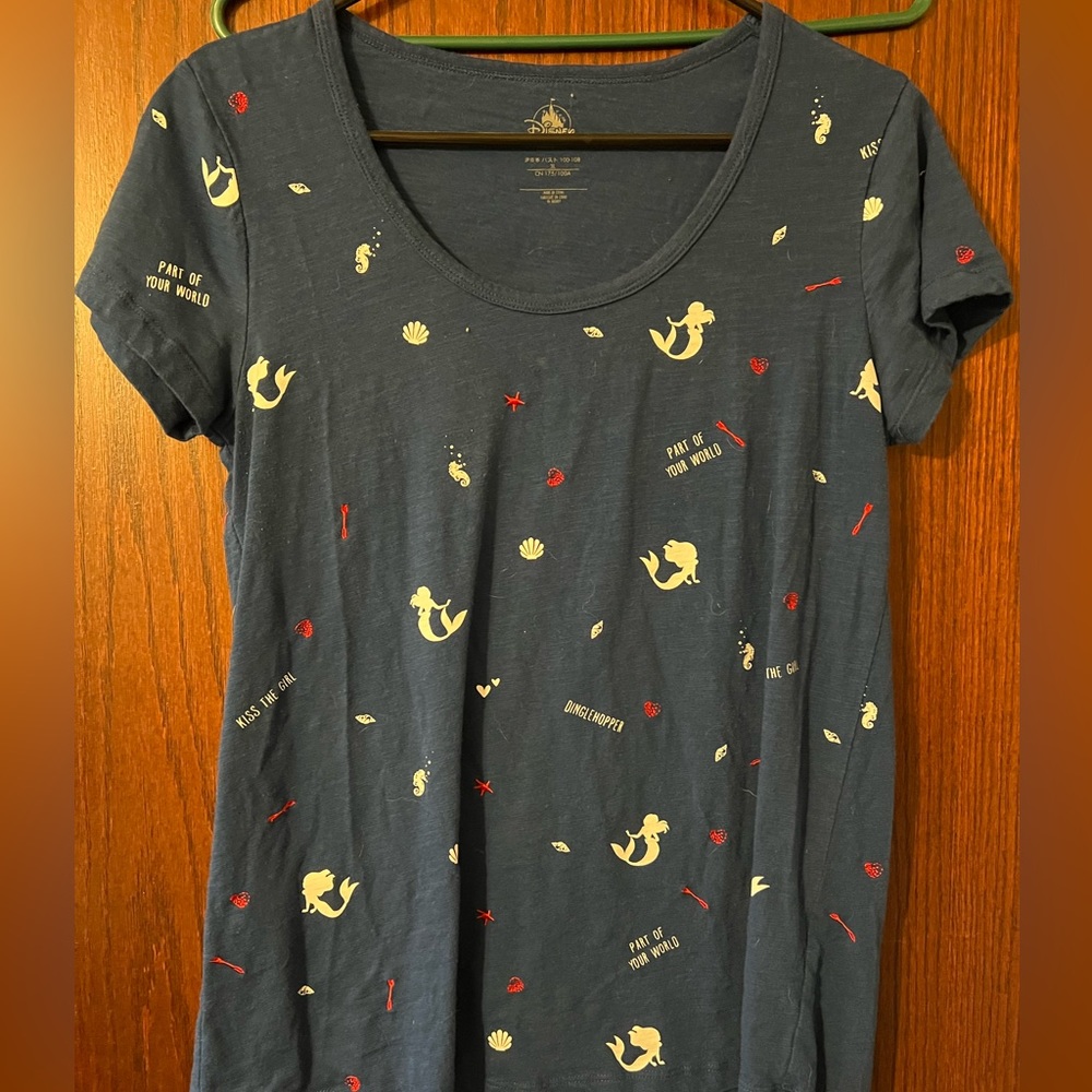 Disney store little mermaid patriotic top